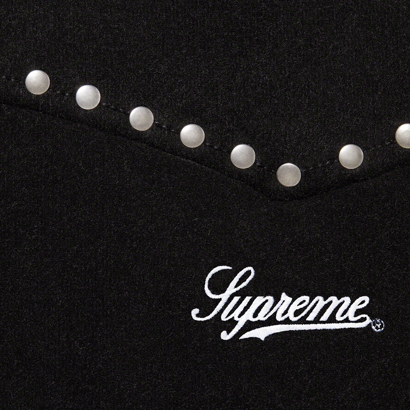 Studded Velvet Hooded Work Jacket view 6